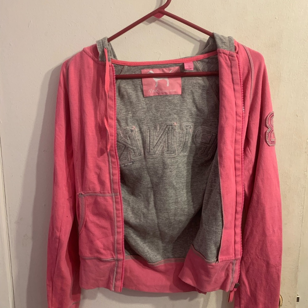 PINK zip up hoody